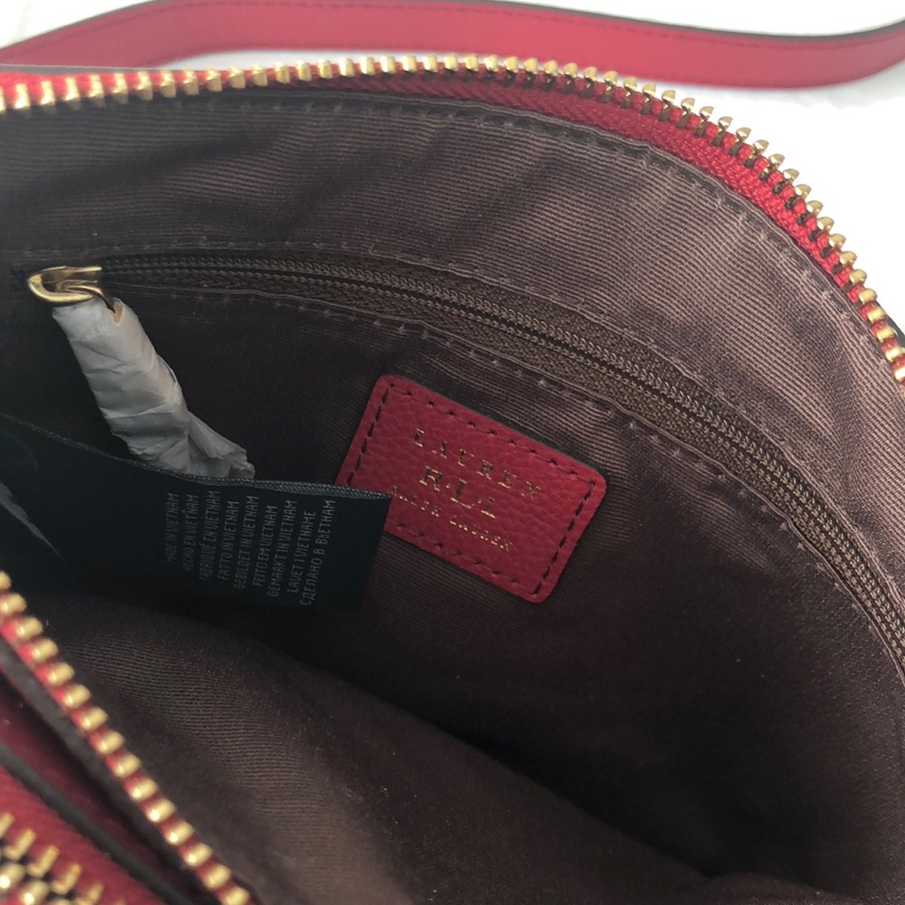 Red Ralph Lauren Purse - Picture 2 of 5